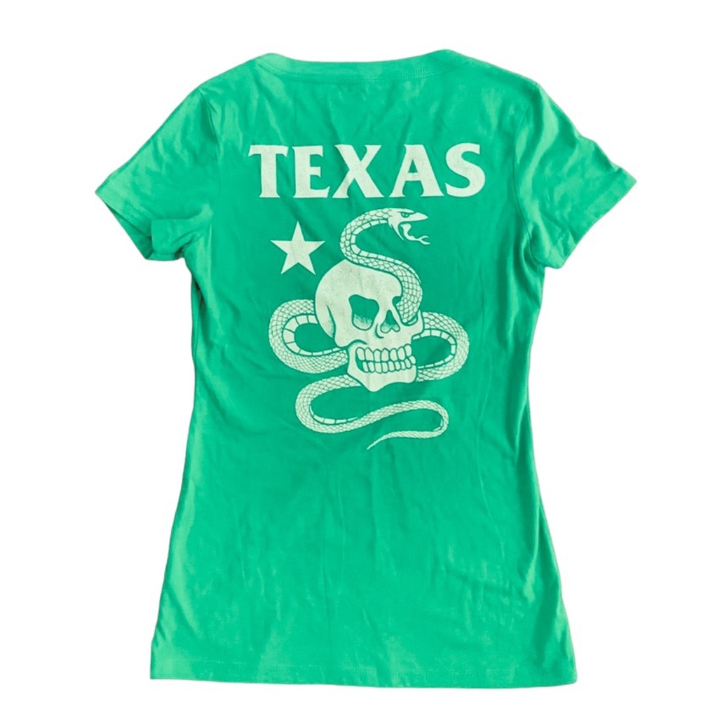 ROGUE AMERICA TEXAS TEE SNAKE SKULL